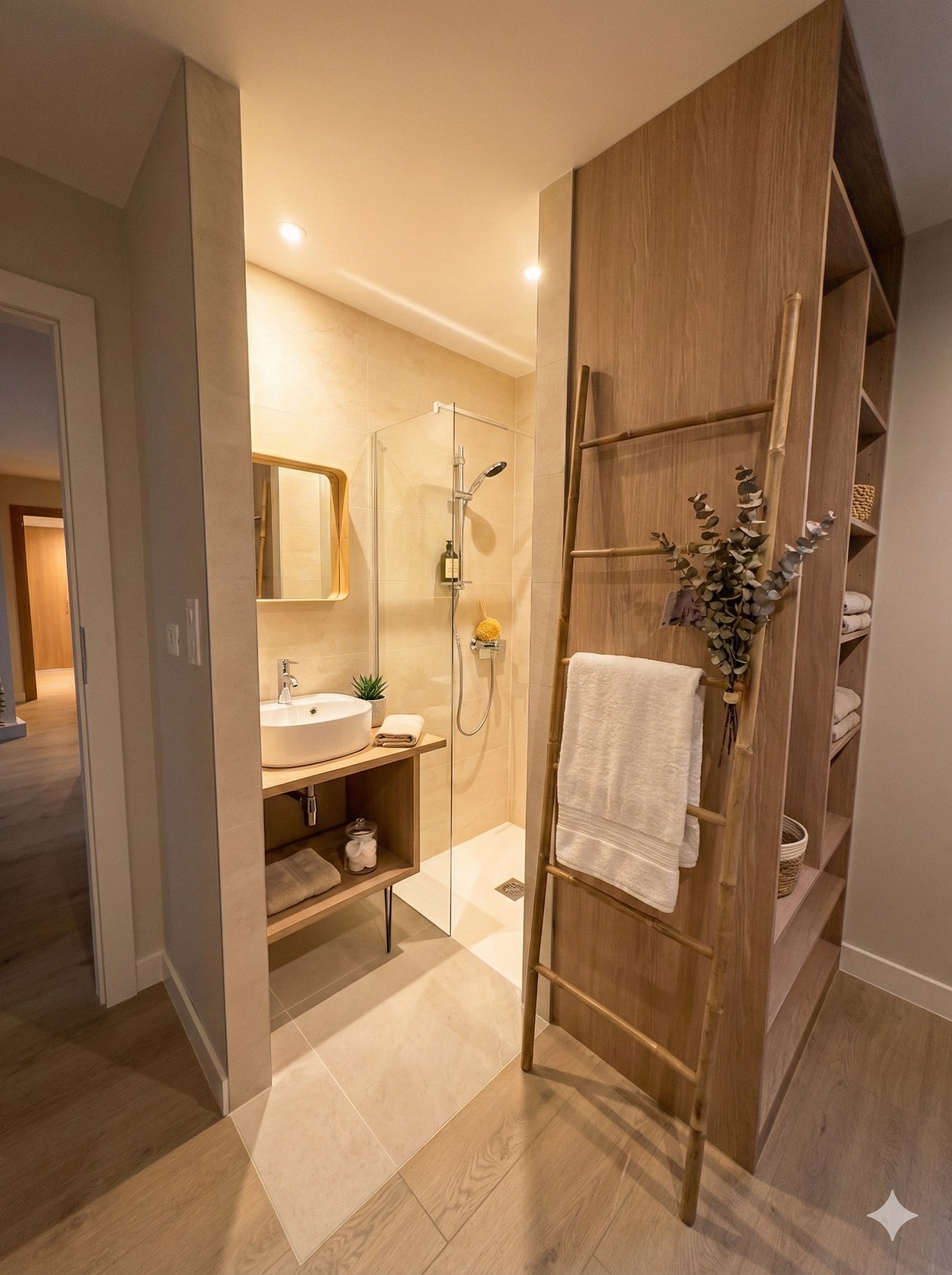 Appartement 02 - salle de bain chambre